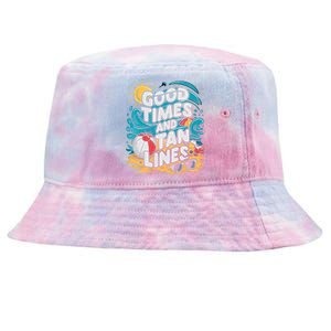 Good Times And Tan Linesv Tie-Dyed Bucket Hat