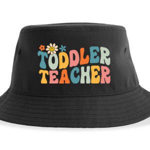 Groovy Teacher Appreciation Back To School Sustainable Bucket Hat