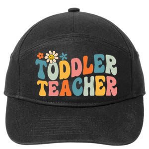 Groovy Teacher Appreciation Back To School 7-Panel Snapback Hat