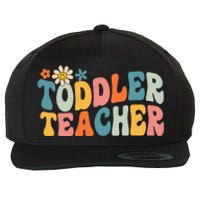 Groovy Teacher Appreciation Back To School Wool Snapback Cap