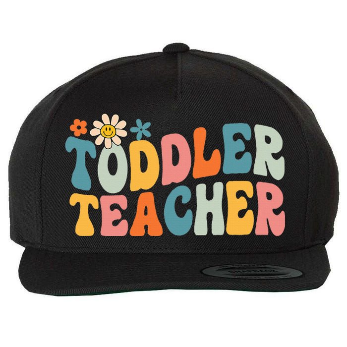 Groovy Teacher Appreciation Back To School Wool Snapback Cap