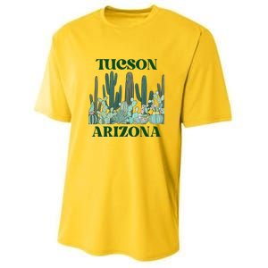 Green Tucson Arizona Cactus Great Gift Youth Performance Sprint T-Shirt