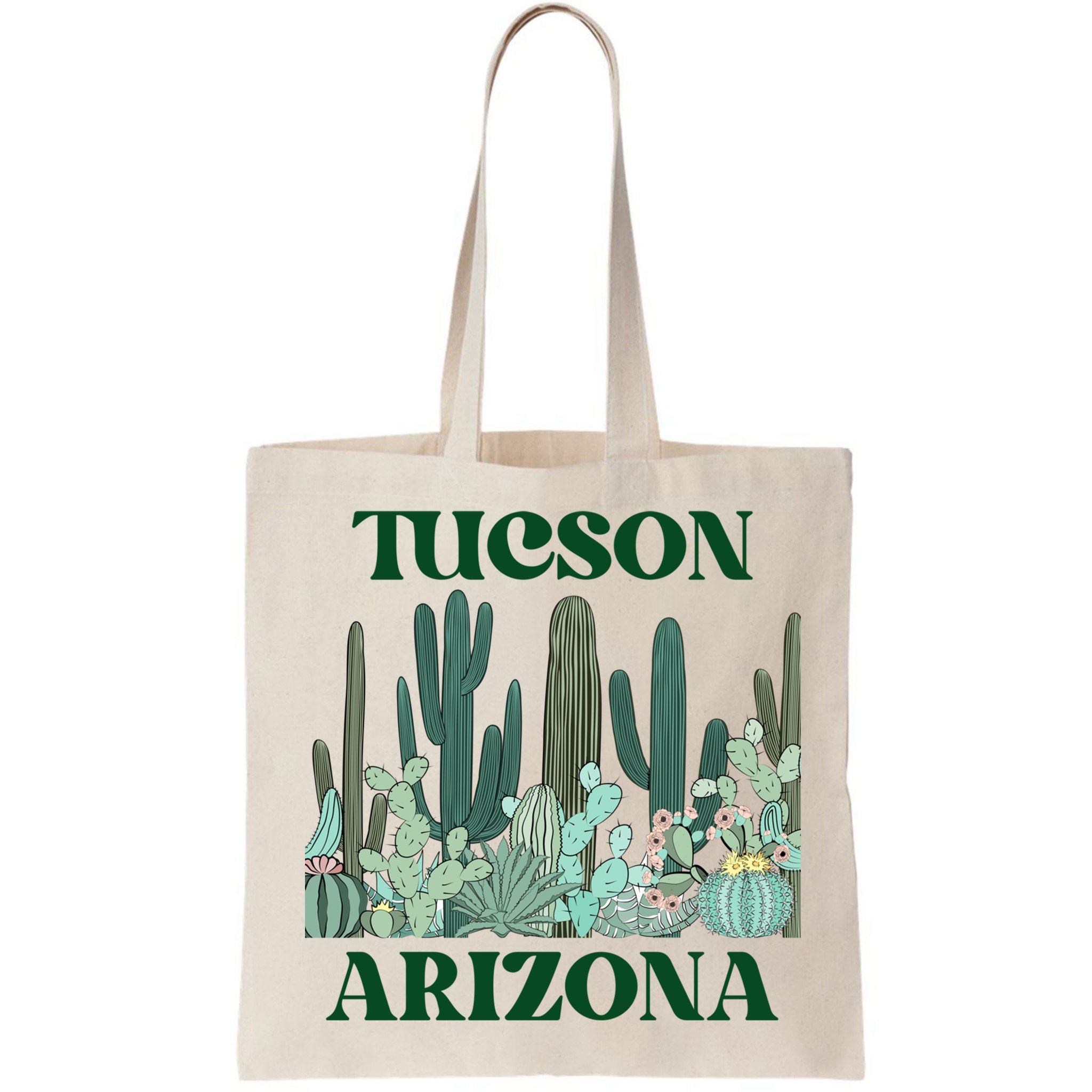 Green Tucson Arizona Cactus Great Gift Bag