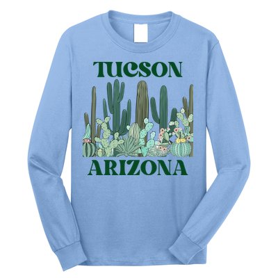 Green Tucson Arizona Cactus Great Gift Long Sleeve Shirt