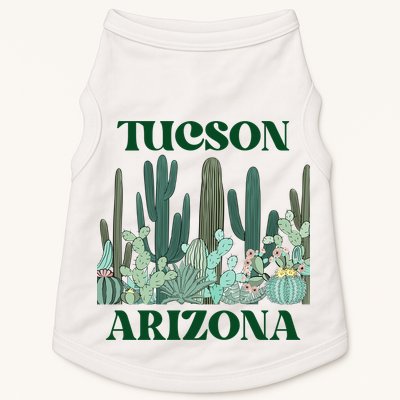 Green Tucson Arizona Cactus Great Gift Doggie Tank