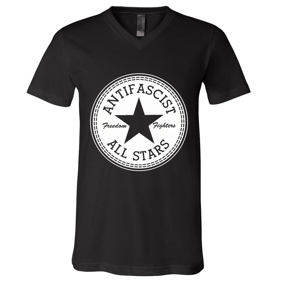 Greta Thunberg Antifa Freedom Fighters V-Neck T-Shirt