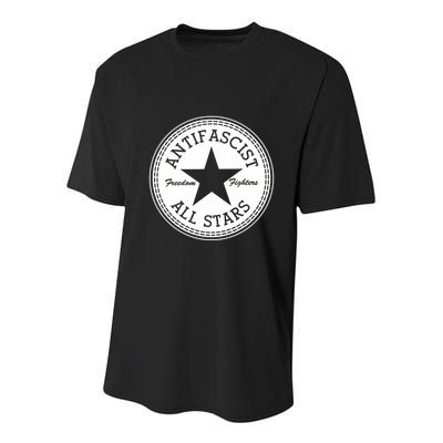 Greta Thunberg Antifa Freedom Fighters Youth Performance Sprint T-Shirt