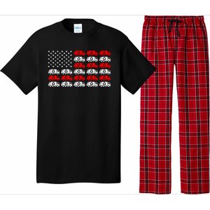 Garbage Trump American Flag Vote Trump Pajama Set