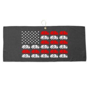 Garbage Trump American Flag Vote Trump Large Microfiber Waffle Golf Towel