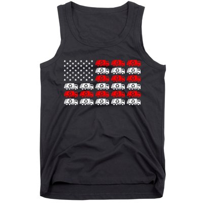 Garbage Trump American Flag Vote Trump Tank Top