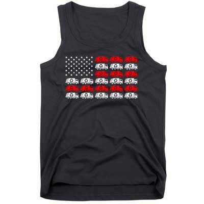 Garbage Trump American Flag Vote Trump Tank Top