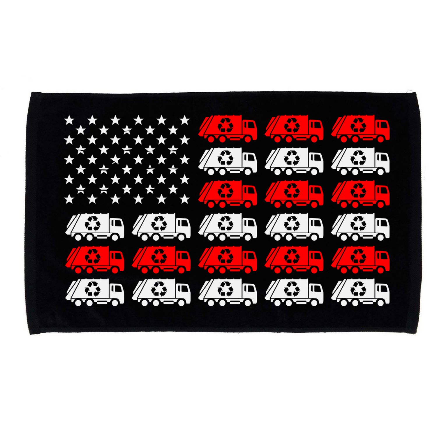 Garbage Trump American Flag Vote Trump Microfiber Hand Towel