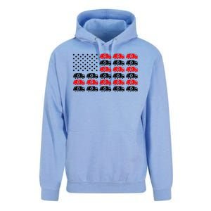 Garbage Trump American Flag Vote Trump Unisex Surf Hoodie