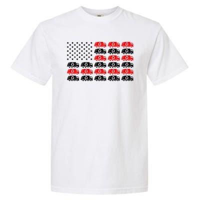 Garbage Trump American Flag Vote Trump Garment-Dyed Heavyweight T-Shirt