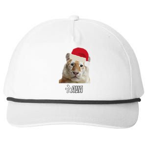 Golden Tiger Ava Chiang Mai Xmas Hat Wildlife Beauty Funny Snapback Five-Panel Rope Hat