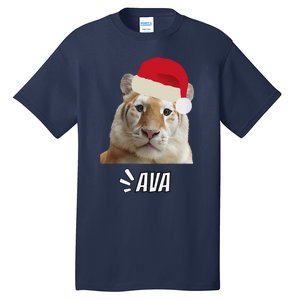 Golden Tiger Ava Chiang Mai Xmas Hat Wildlife Beauty Funny Tall T-Shirt