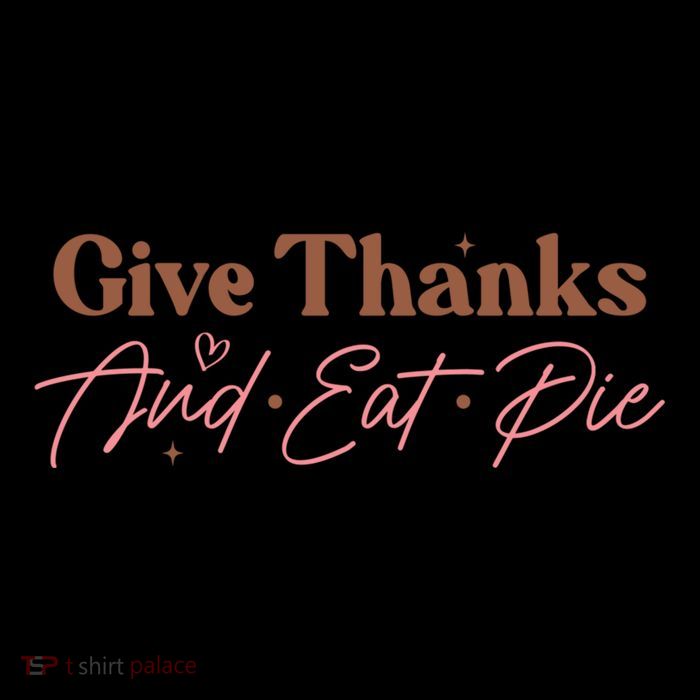 Give Thanks And Eat Pie Retro Thanksgiving Matching Outfit Gift 7-Panel Snapback Hat