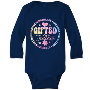 Gifted Teacher And Talented Appreciation Week Back To School Gift Baby Long Sleeve Bodysuit