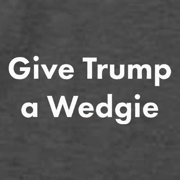 Give Trump A Wedgie Vector Backpack