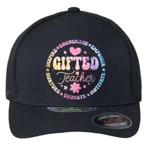 Gifted Teacher And Talented Appreciation Week Back To School Cool Gift Flexfit Unipanel Trucker Cap