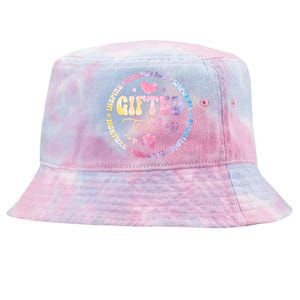 Gifted Teacher And Talented Appreciation Week Back To School Cool Gift Tie-Dyed Bucket Hat