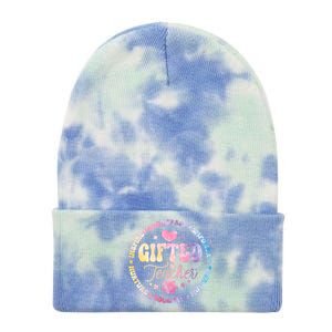 Gifted Teacher And Talented Appreciation Week Back To School Cool Gift Tie Dye 12in Knit Beanie