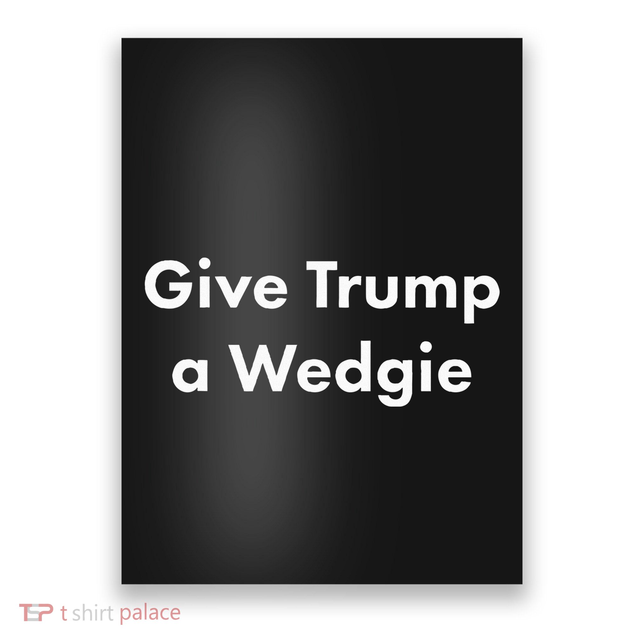 Give Trump A Wedgie Poster