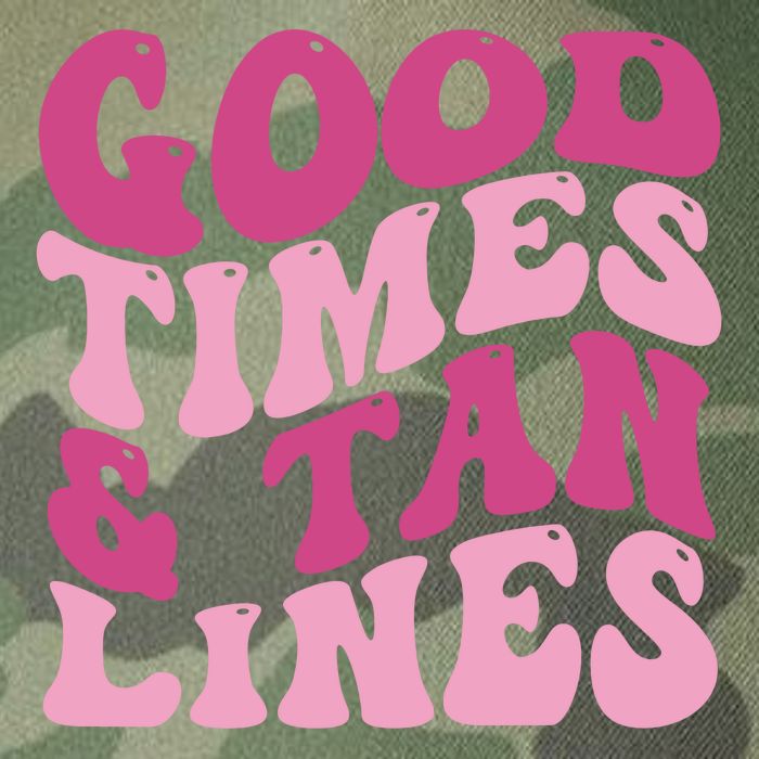 Good Times And Tan Lines Summer Groovy Legacy Tie Dye Trucker Hat