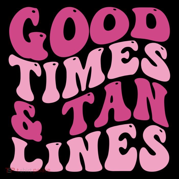 Good Times And Tan Lines Summer Groovy Flexfit Unipanel Trucker Cap