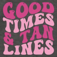 Good Times And Tan Lines Summer Groovy Vector Backpack