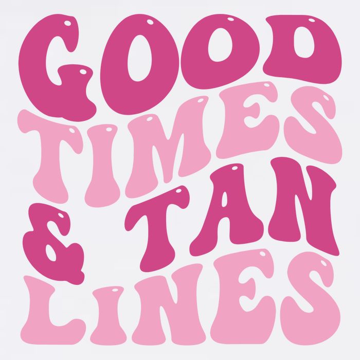 Good Times And Tan Lines Summer Groovy Performance Shirt