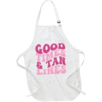 Good Times And Tan Lines Summer Groovy Apron