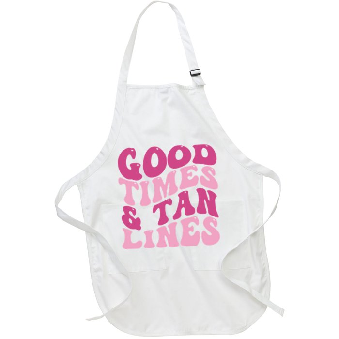 Good Times And Tan Lines Summer Groovy Apron