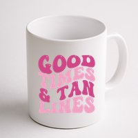 Good Times And Tan Lines Summer Groovy Mug