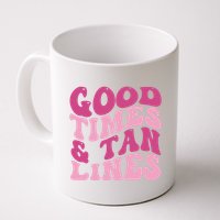 Good Times And Tan Lines Summer Groovy Mug