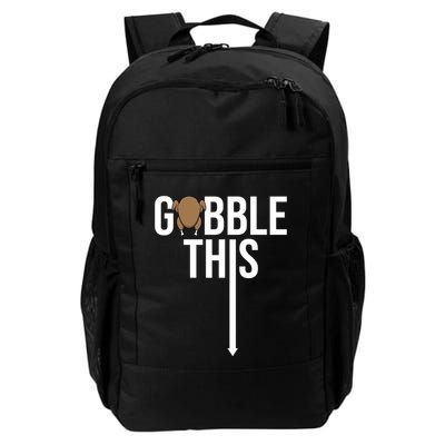 Gobble This Arrow Funny Thanksgiving Holiday Backpack