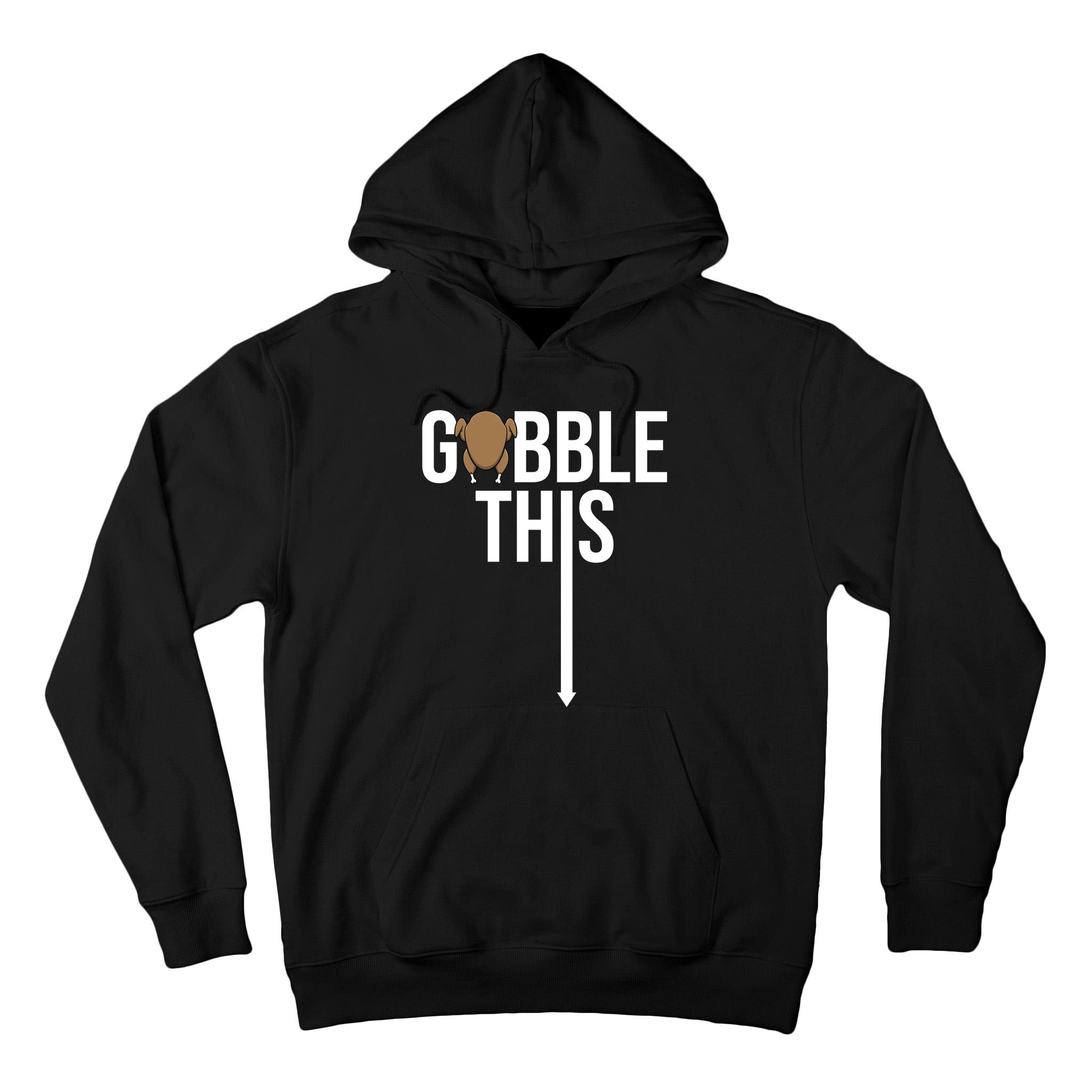 Gobble This Arrow Funny Thanksgiving Holiday Tall Hoodie