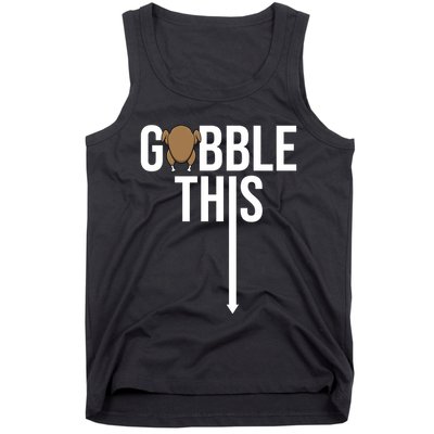 Gobble This Arrow Funny Thanksgiving Holiday Tank Top
