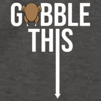 Gobble This Arrow Funny Thanksgiving Holiday Vector Backpack