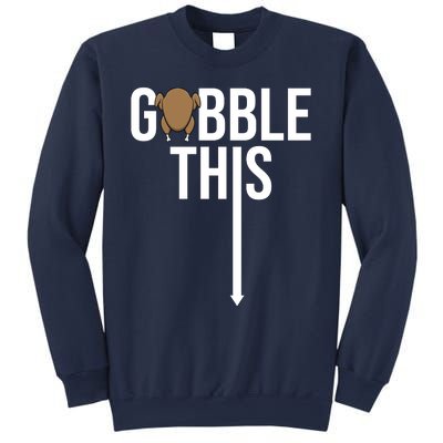 Gobble This Arrow Funny Thanksgiving Holiday Sweatshirt