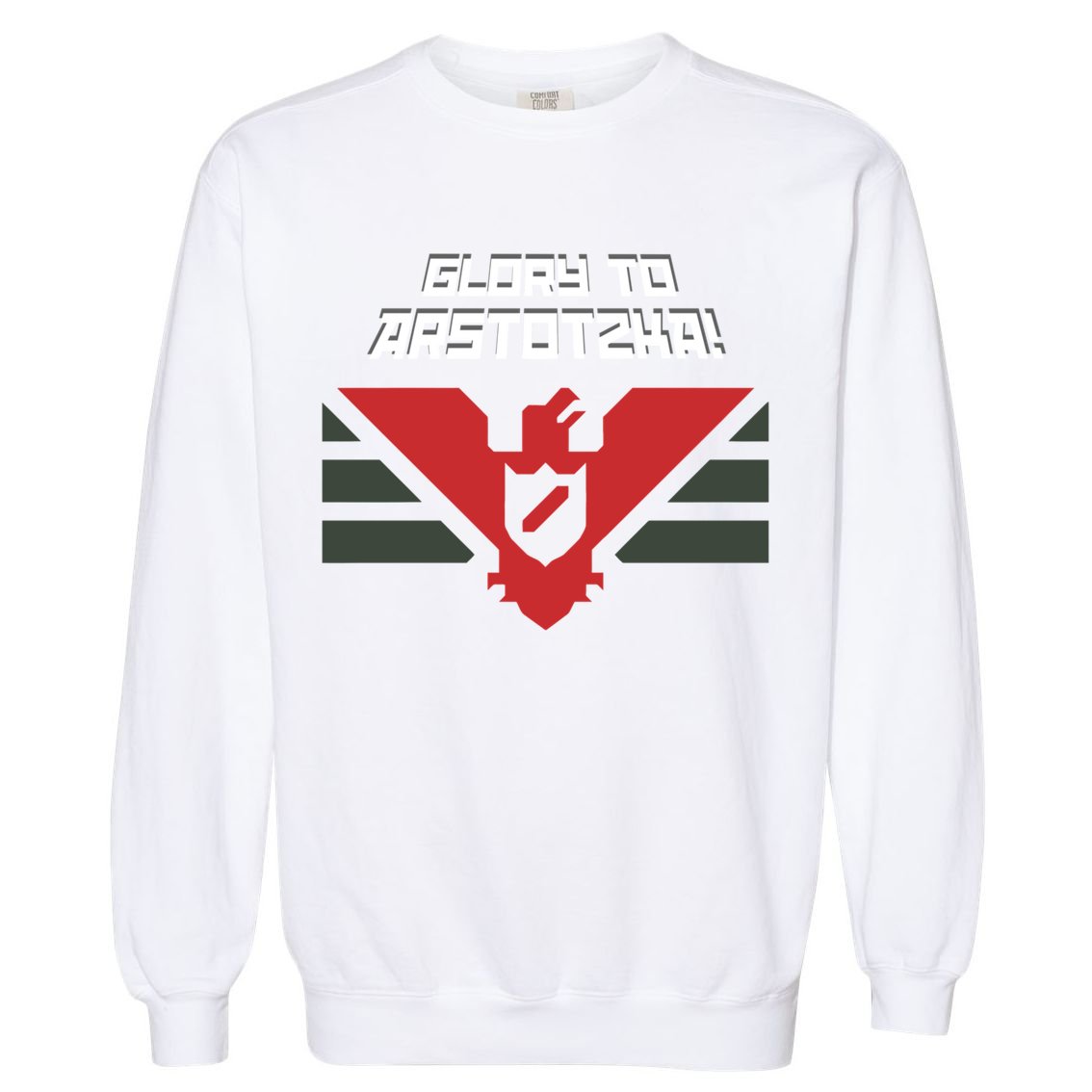 Glory To Arstotzka Garment-Dyed Sweatshirt
