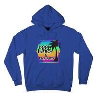 Good Times And Tan Lines Beach Paradise Gift Tall Hoodie