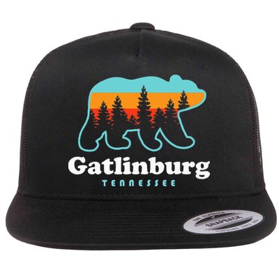 Gatlinburg Tennessee Bear Great Smoky Mountains Flatbill Hat
