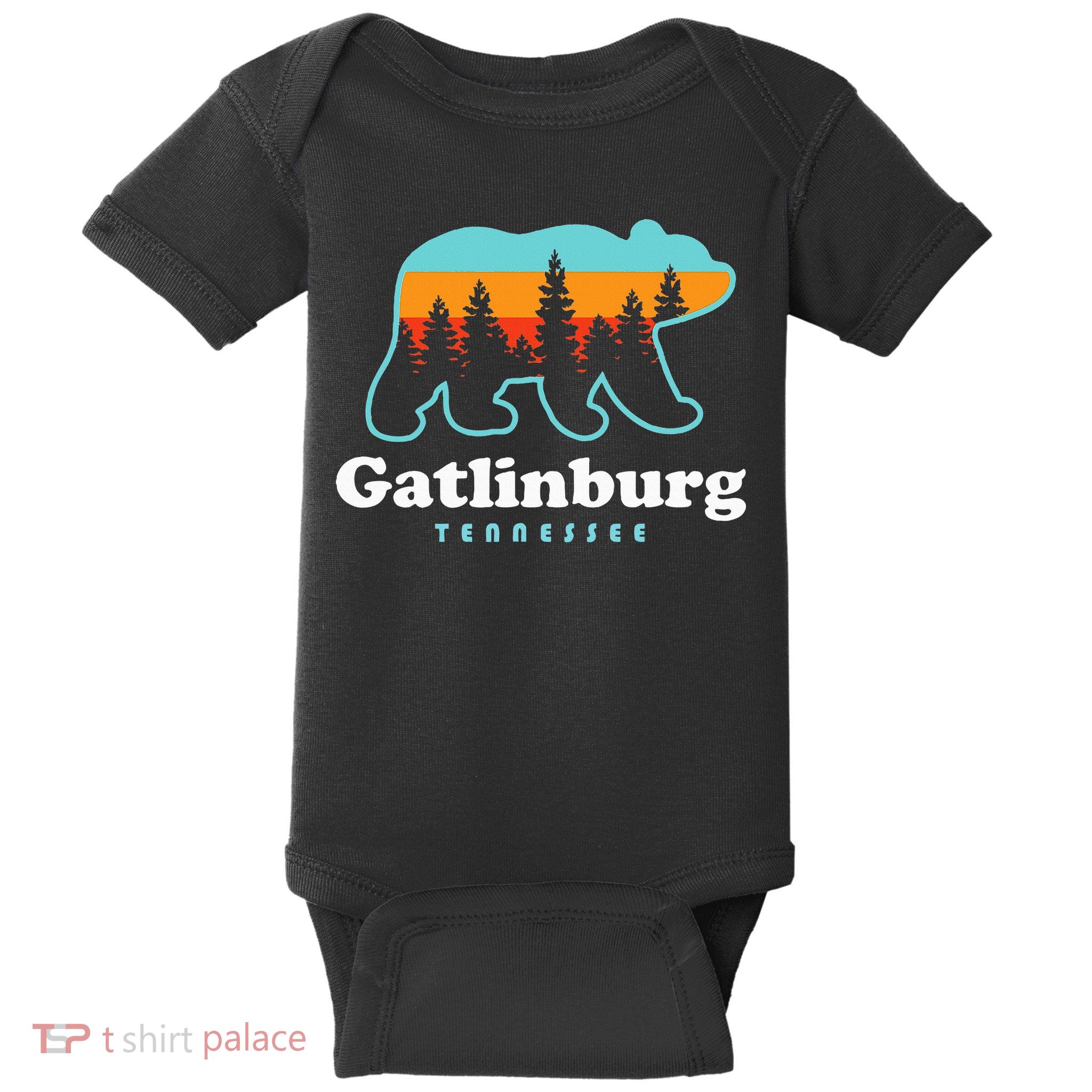 Gatlinburg Tennessee Bear Great Smoky Mountains Baby Bodysuit