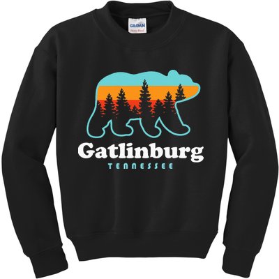 Gatlinburg Tennessee Bear Great Smoky Mountains Kids Sweatshirt
