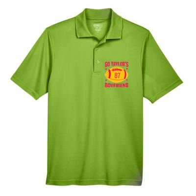 Go T.aylors Boyfriend Football Funny Go T.aylor's Boyfriend Men's Origin Performance Pique Polo