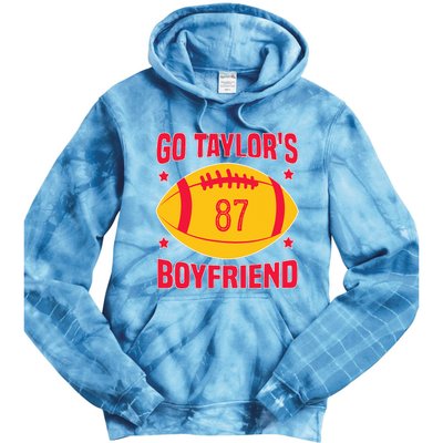 Go T.aylors Boyfriend Football Funny Go T.aylor's Boyfriend Tie Dye Hoodie