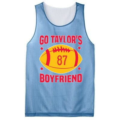 Go T.aylors Boyfriend Football Funny Go T.aylor's Boyfriend Mesh Reversible Basketball Jersey Tank