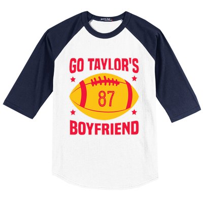 Go T.aylors Boyfriend Football Funny Go T.aylor's Boyfriend Baseball Sleeve Shirt