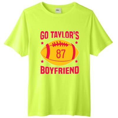 Go T.aylors Boyfriend Football Funny Go T.aylor's Boyfriend Tall Fusion ChromaSoft Performance T-Shirt